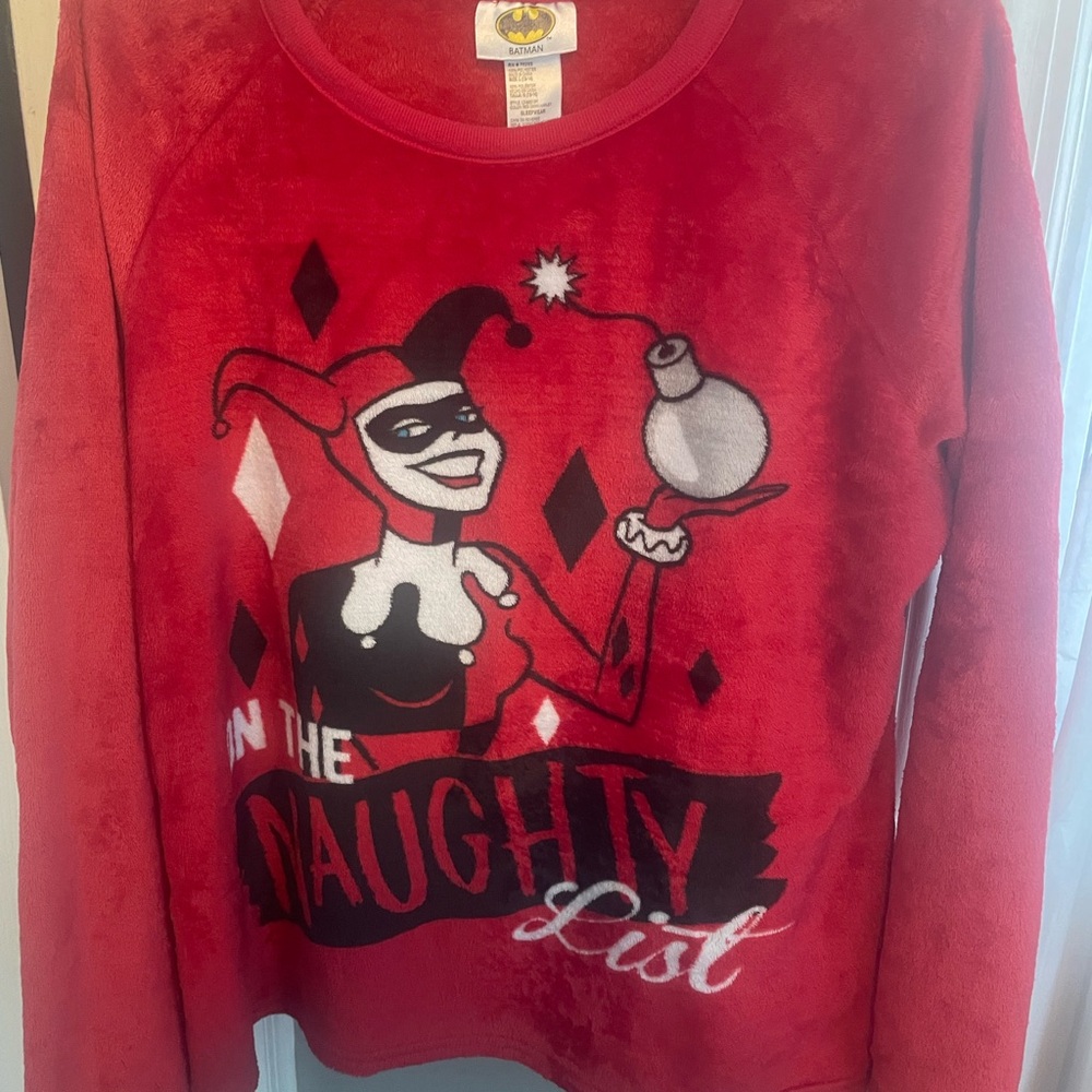 Red Harley Quinn Naughty List